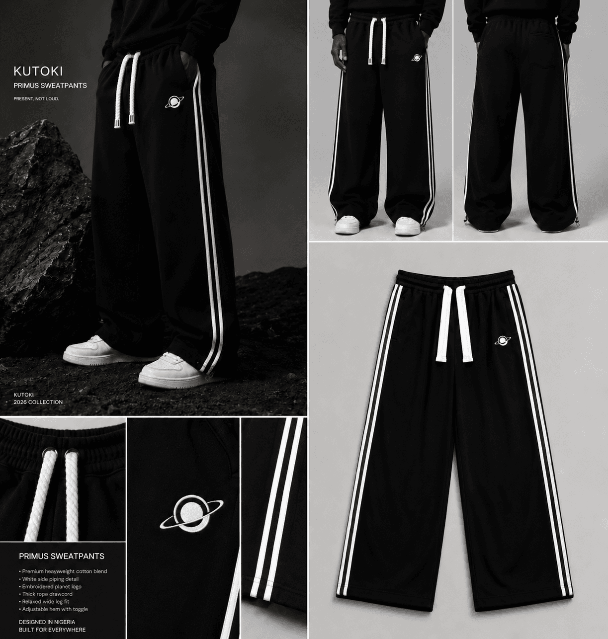 PRIMUS Special Black & White Sweatpants 2